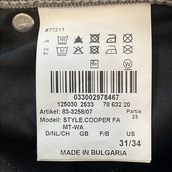 NWT Brax Cooper Fancy Woo Look Light Jeans Microprint Five Pocket Pants 31 - Picture 12 of 15